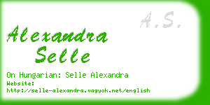 alexandra selle business card